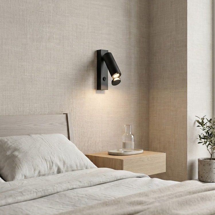 Kinkiet Miri czarny LED - 14530