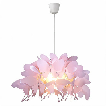 Lampa wisząca Farfalla różowa 1xE27