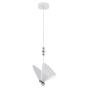 Designerska lampa LED Mariposa z motylim kloszem