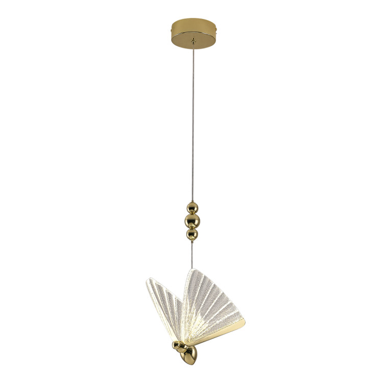 Złota lampa wisząca Mariposa LED CCT Light Prestige - 14595