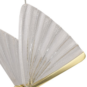 Lampa wisząca Mariposa 1 złota LED CCT