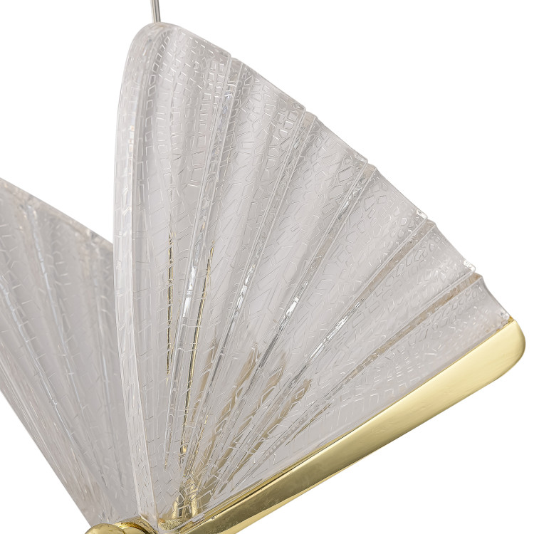 Lampa wisząca Mariposa 1 złota LED CCT - 14605