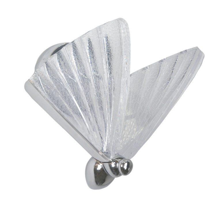 Kinkiet LED Mariposa z akrylowym motylim kloszem - 14643