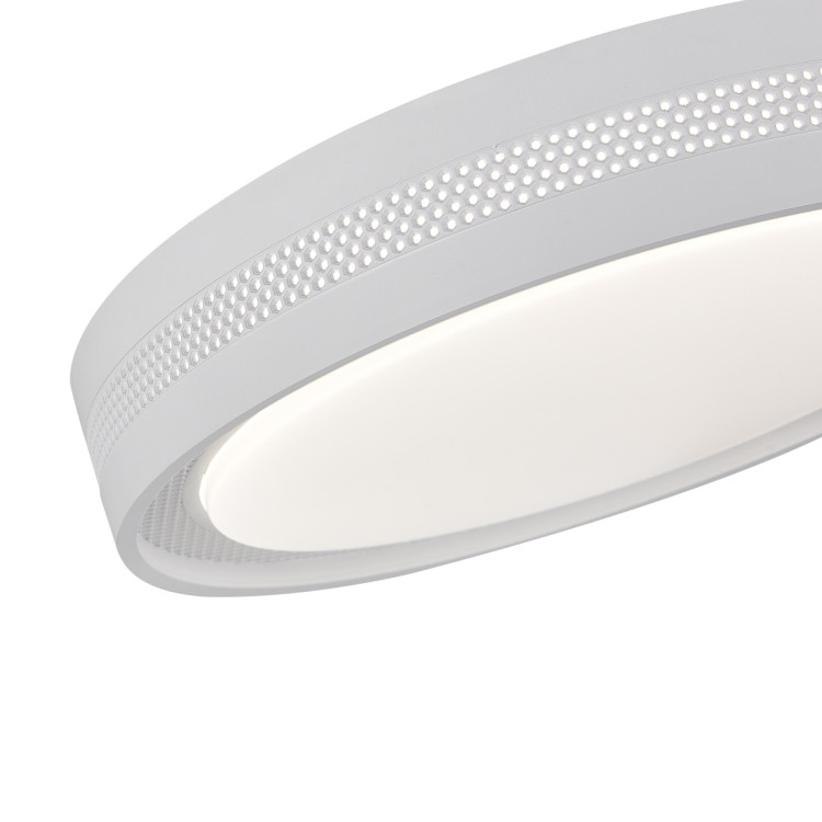 Biała minimalistyczna lampa sufitowa Ronda 40 cm - 14675