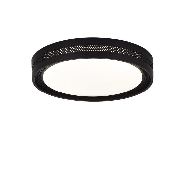Czarny plafon Ronda 40 cm LED CCT Light Prestige - 14678