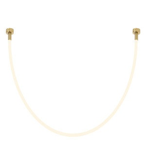 Lampa wisząca Rope Light 4M biała złota Light Prestige