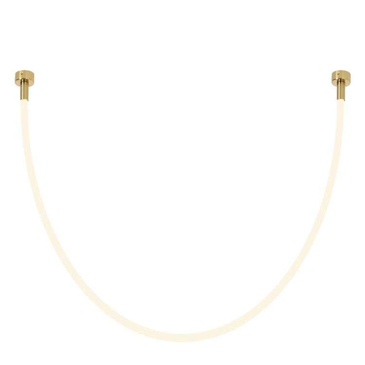 Lampa wisząca Rope Light 4M biała złota Light Prestige - 14722