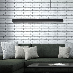 Lampa wisząca Mira L czarna Tuya LED CCT