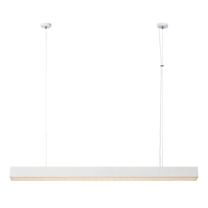 Lampa wisząca Mira L biała Tuya LED CCT
