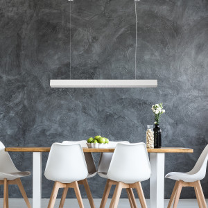 Lampa wisząca Mira L biała Tuya LED CCT