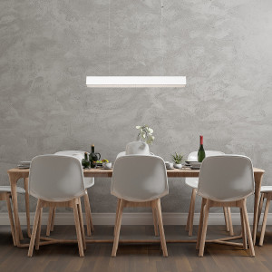 Lampa wisząca Mira M biała Tuya LED CCT