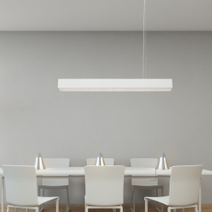 Lampa wisząca Mira M biała Tuya LED CCT
