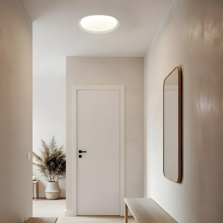 Plafon Trego 40 cm biały LED CCT - 14806