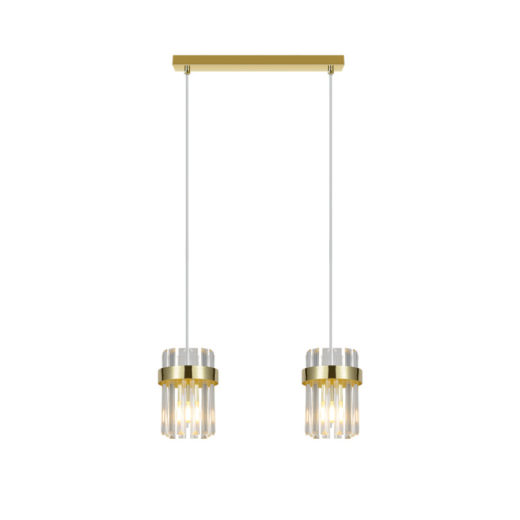 Lampa wisząca Vetro złota 2xE14 - 14839