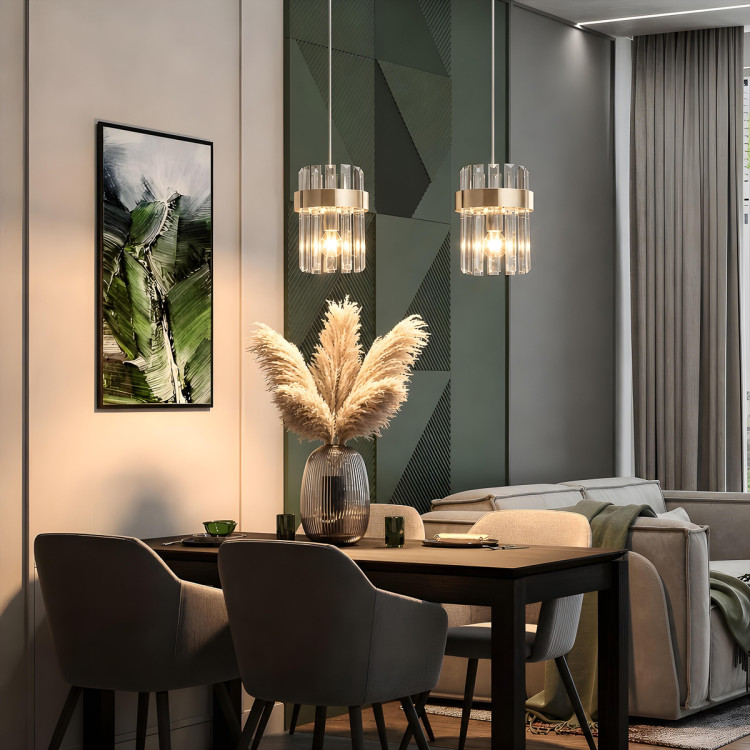 Lampa wisząca Vetro złota 2xE14 - 14840