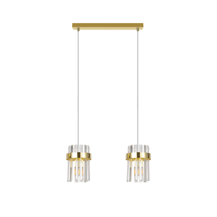Lampa wisząca Vetro złota 2xE14 - 14843