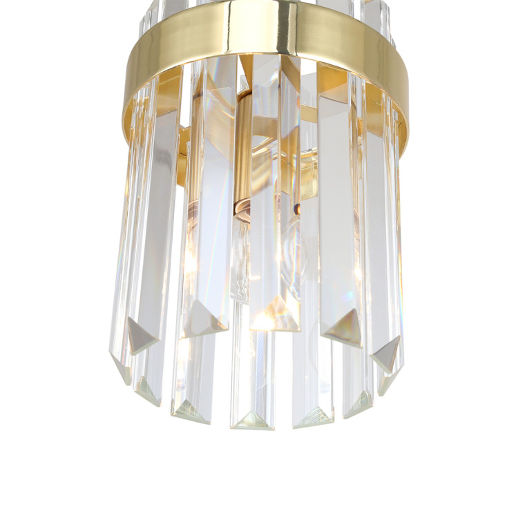 Lampa wisząca Vetro złota 2xE14 - 14844
