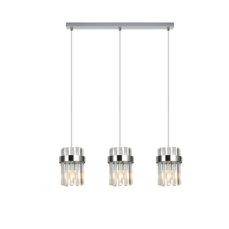Lampa wisząca Vetro chrom 3xE14 - 14848