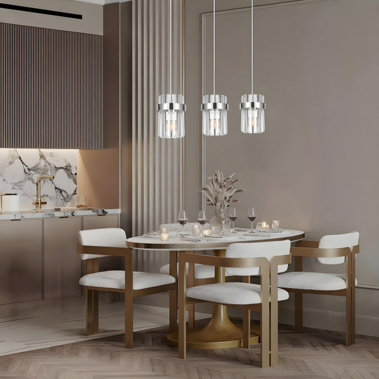 Lampa wisząca Vetro chrom 3xE14 - 14850