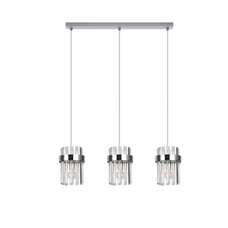 Lampa wisząca Vetro chrom 3xE14 - 14852