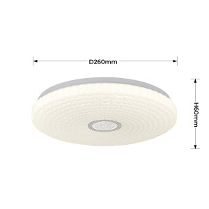 Plafon Solaro 26 cm biały LED 4000K