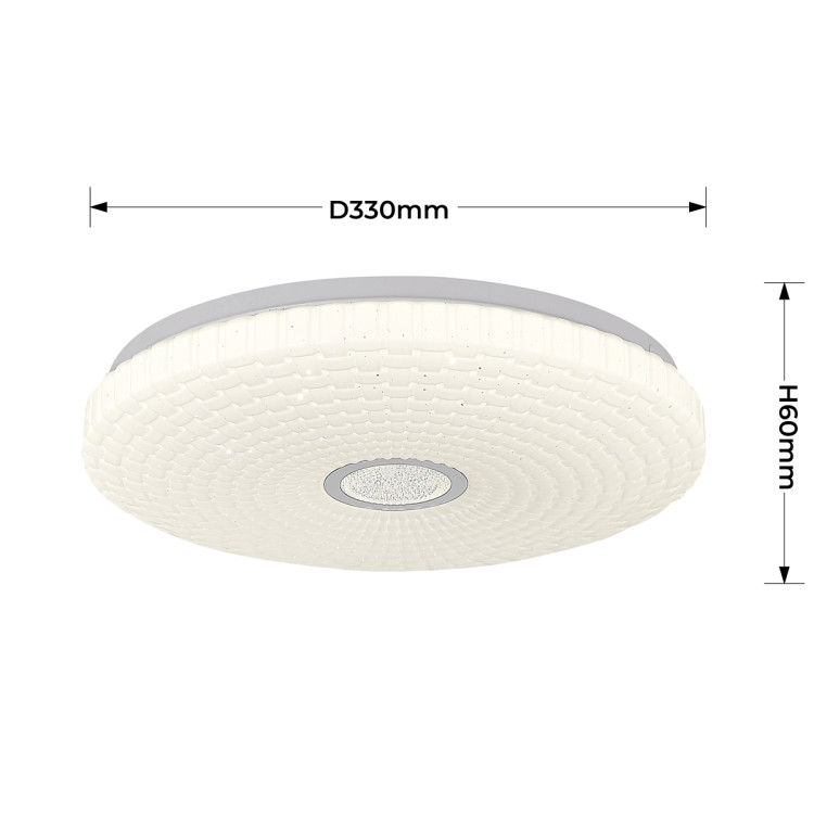 Plafon Solaro 33 cm biały LED 4000K - 14883