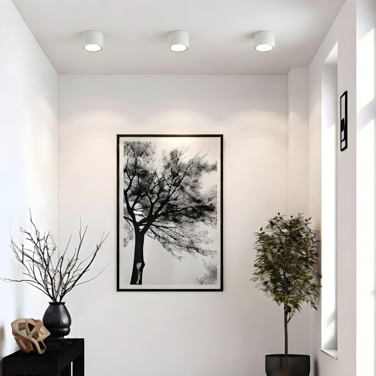Biała oprawa natynkowa Kendal IP65 do łazienki - 14964