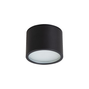 Aluminiowa czarna oprawa sufitowa Kendal GX53 Light Prestige