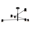 Lampa wisząca Snow 6 czarna 6xGU10