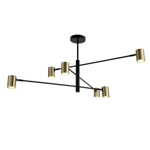 Lampa wisząca Snow 6 złota 6xGU10