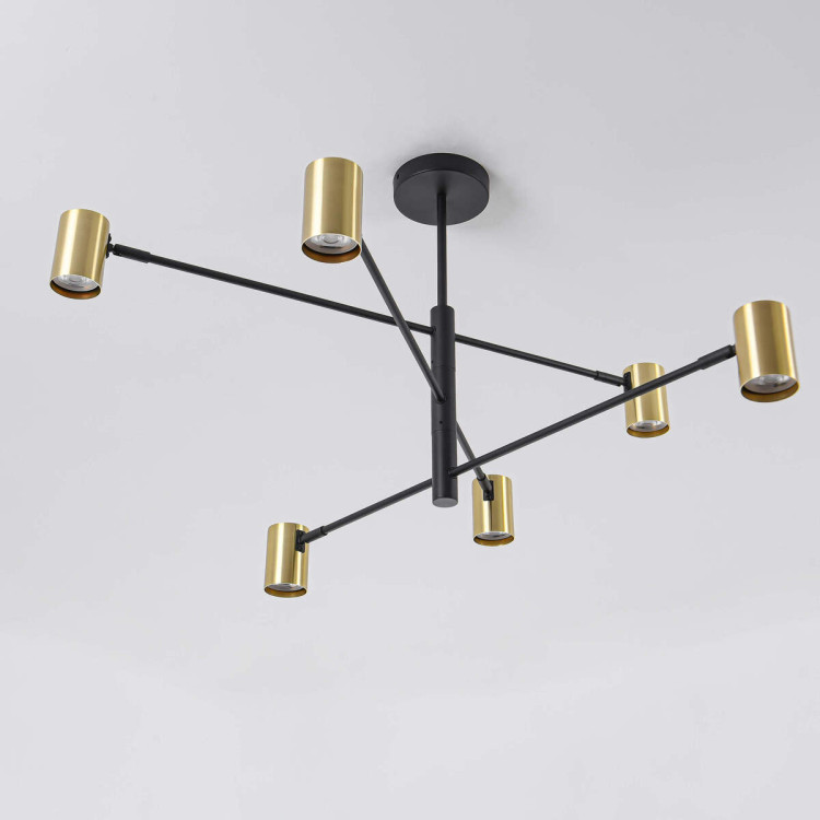 Lampa wisząca Snow 6 złota 6xGU10 - 15139