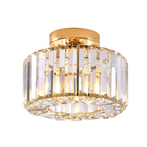 Złoty plafon Vetro 1xE27 Light Prestige