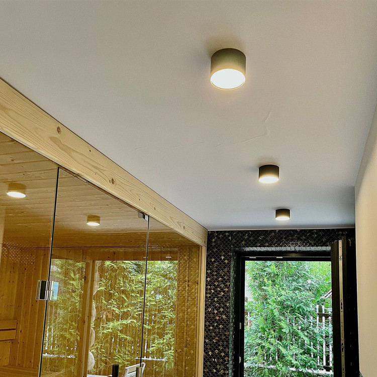 Oprawa natynkowa Kendal czarna IP54 LED CCT - 15245