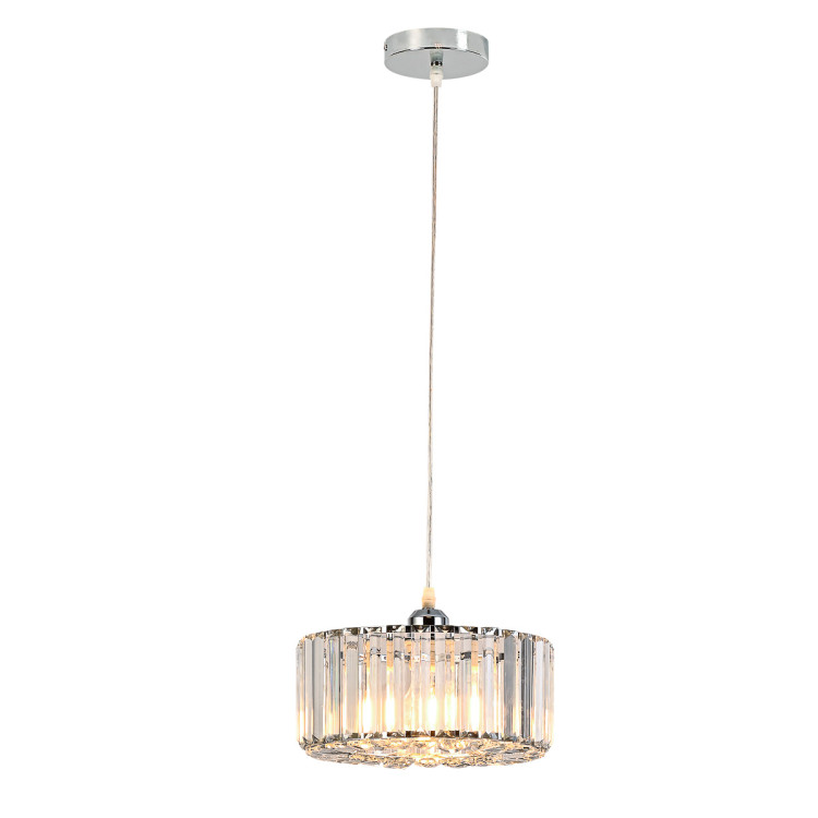 Okrągła lampa wisząca Vetro chrom 1xE27 - 15267