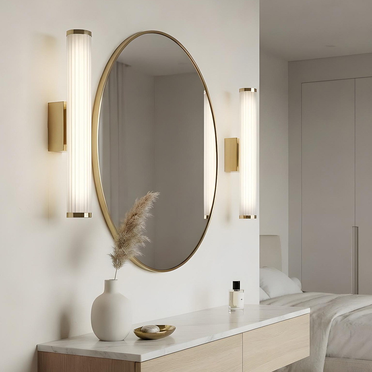 Kinkiet Vena 45 cm złoty LED CCT Light Prestige