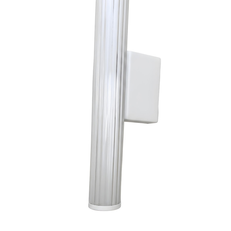 Kinkiet Vena 60 cm biały z transparentnym szkłem - 15349