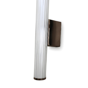 Kinkiet Vena 45 cm Coffee z transparentnym szkłem