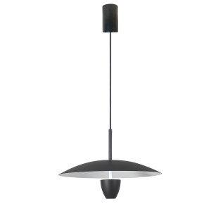 Lampa wisząca Ufo S czarna LED CCT