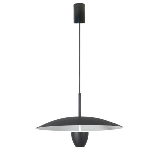 Lampa wisząca Ufo M czarna LED CCT
