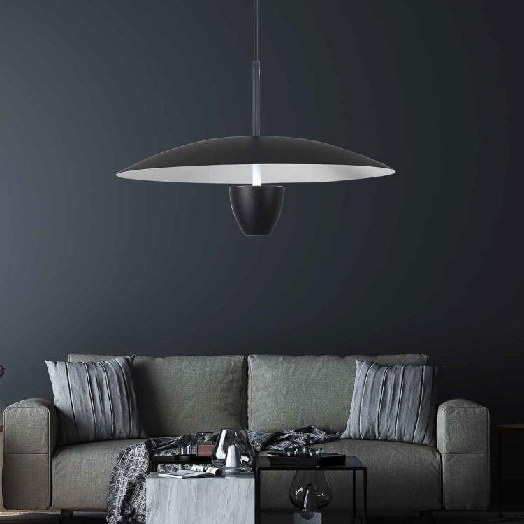 Lampa wisząca Ufo L czarna LED CCT - 15414