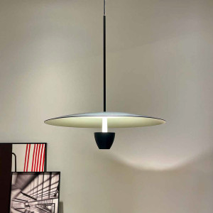 Lampa wisząca Ufo L czarna LED CCT