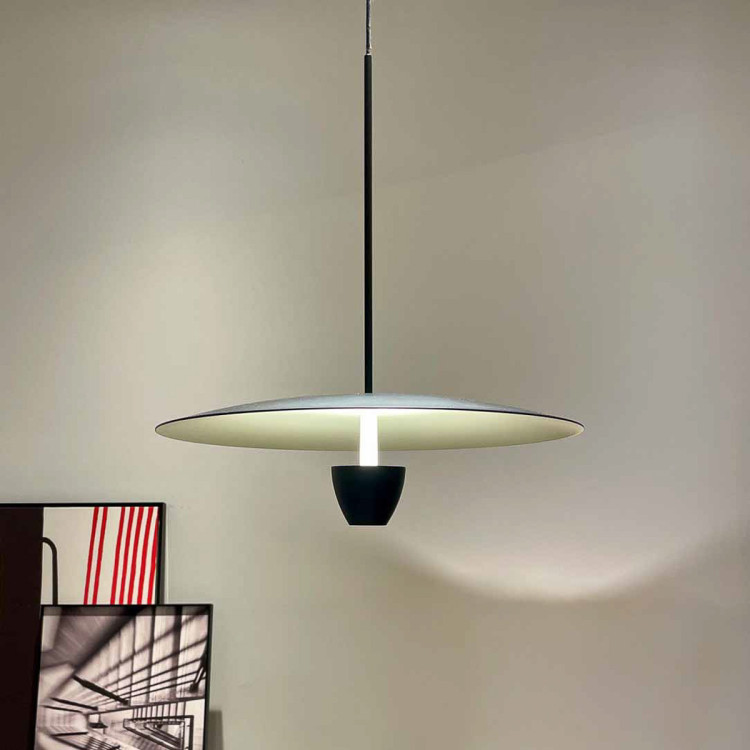 Lampa wisząca Ufo L czarna LED CCT - 15417