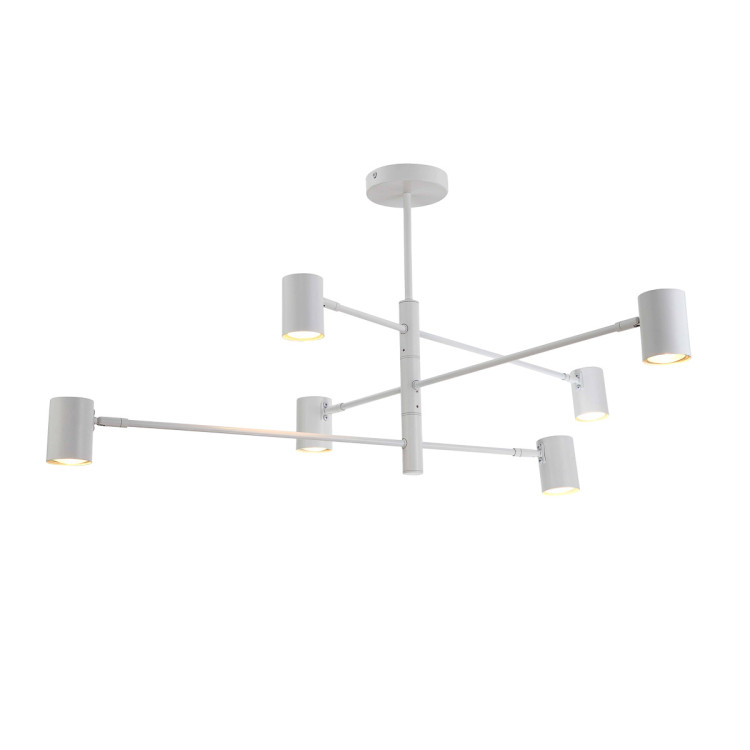 Biała lampa wisząca Snow 6xGU10 Light Prestige - 15421