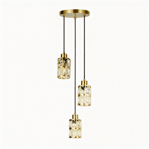 Lampa wisząca Lira 3 LP-2024/3P GD w kolorze złotym