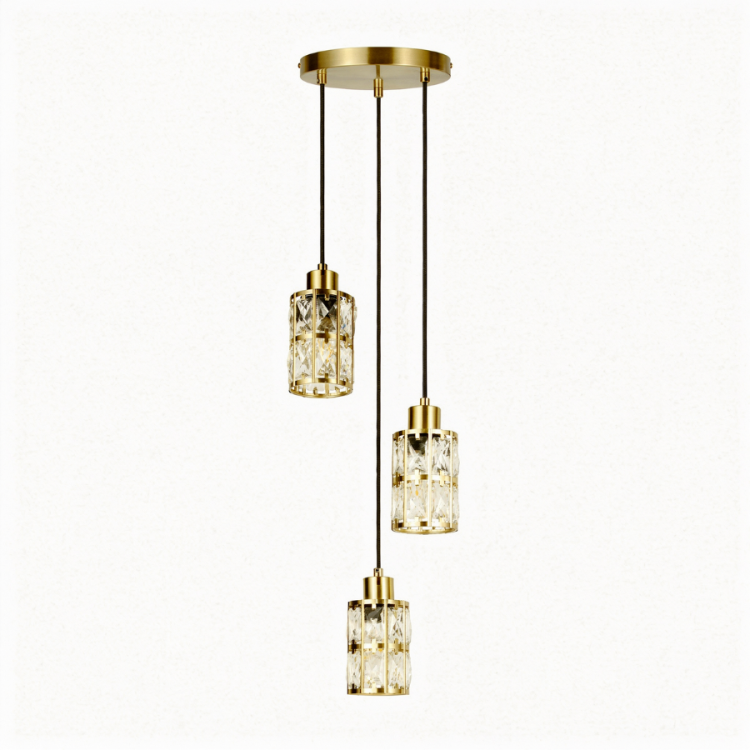 Lampa wisząca Lira 3 LP-2024/3P GD w kolorze złotym - 15439