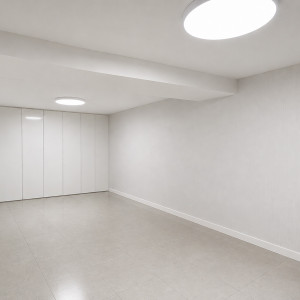 Biały plafon LED 60 cm California z wyborem barwy CCT