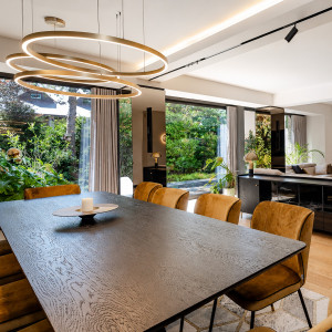 Lampa wisząca Midway złota mała LED 3000K