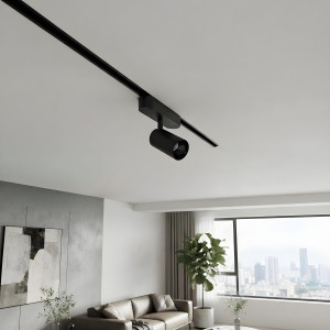 Magnetic Slim Veltra czarny reflektor LED 10W do szynoprzewodu
