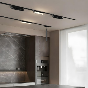 Magnetic Slim Blaze czarny reflektor LED 6W do szynoprzewodu