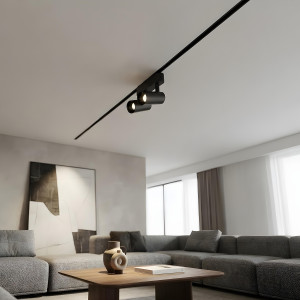 Czarny podwójny reflektor magnetyczny LED Magnetic Slim Duo 20W